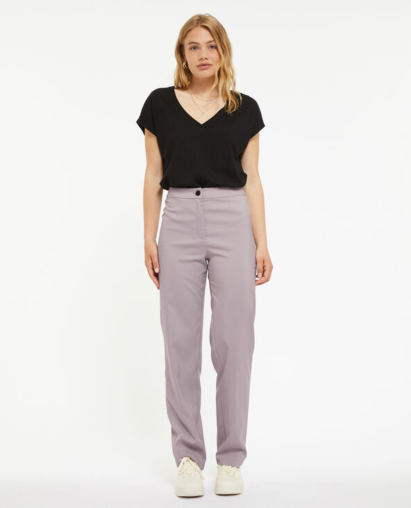 Pantalon city droit et ajusté gris - Pimkie