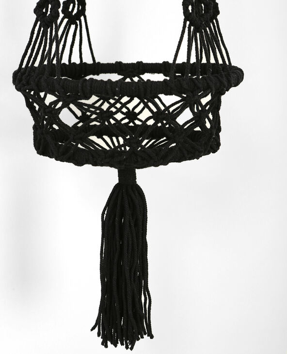 Suspension macramé noir - Pimkie