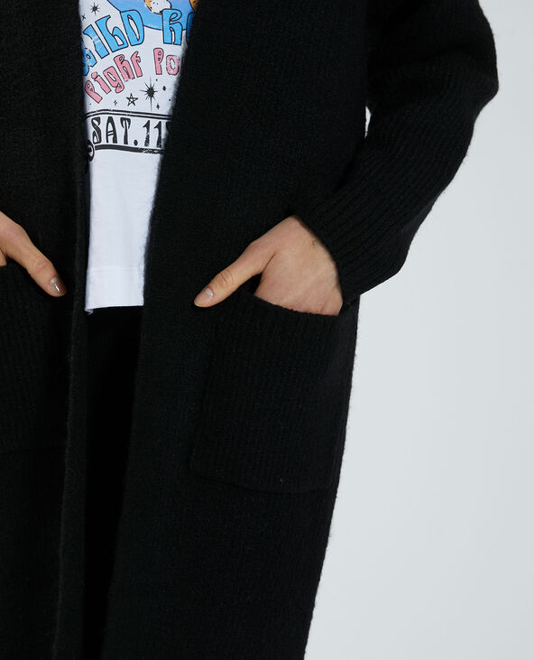 Gilet long noir - Pimkie