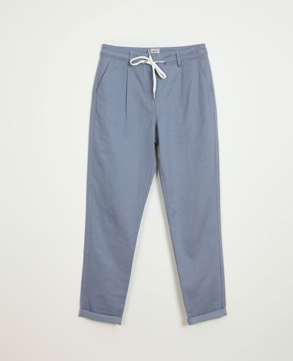 Pantalon chino bleu foncé - Pimkie