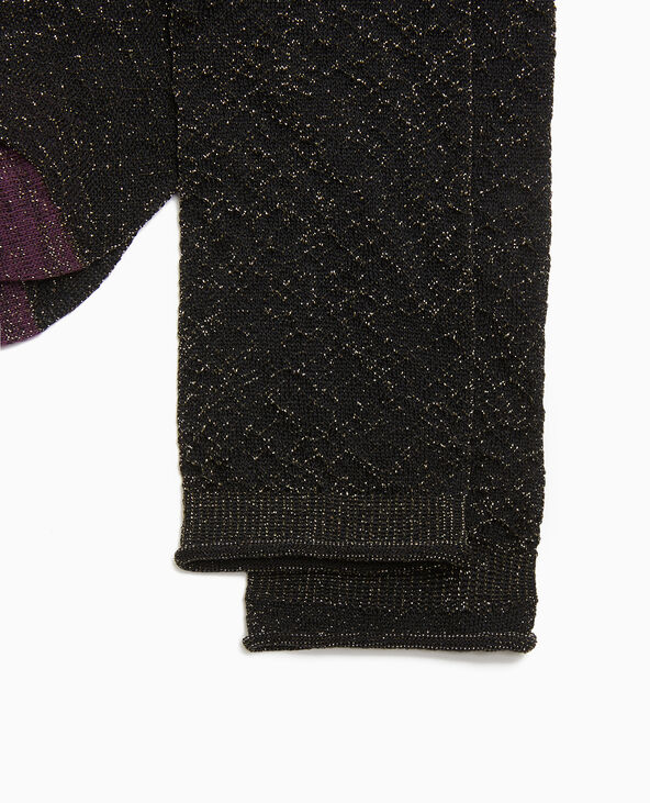 Chaussettes avec fils lurex vert kaki - Pimkie