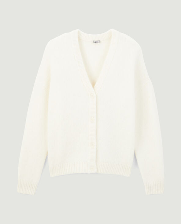 Gilet en maille douce et chaude écru - Pimkie