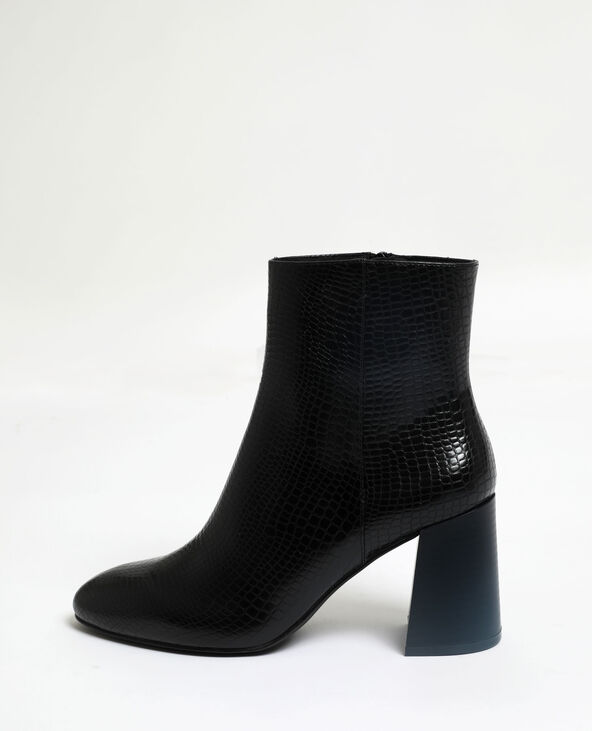 Bottines ecailles noires 2025