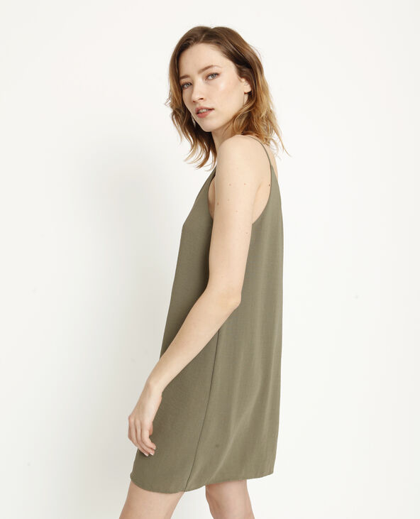 Robe à fines bretelles taupe - Pimkie