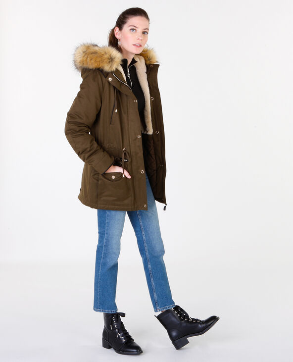 Parka capuche marron - Pimkie