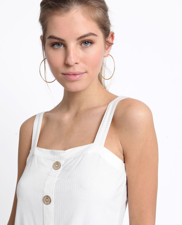 Top à boutons blanc - Pimkie