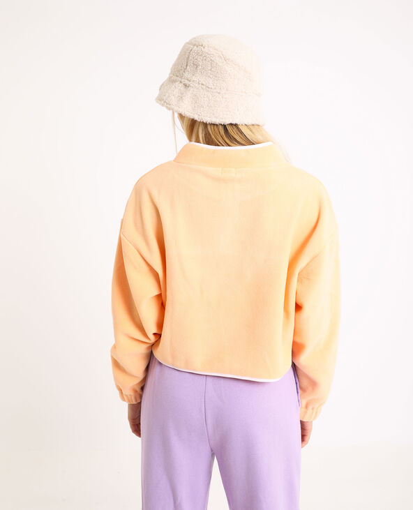 Sweat zippé polaire rose clair - Pimkie