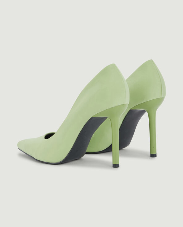 Escarpins bout pointu vert - Pimkie