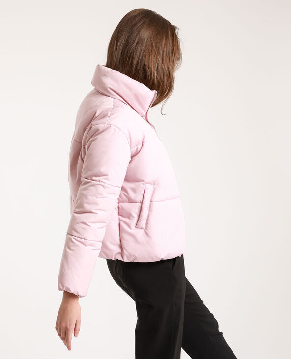 Doudoune hot sale courte rose