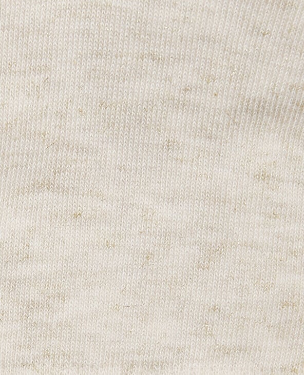 Chaussettes avec fils lurex effet paillettes blanc - Pimkie