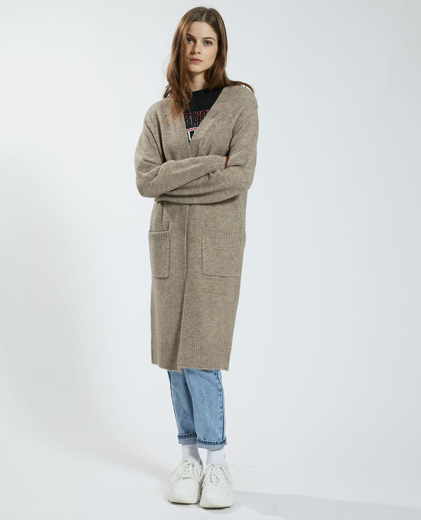 Gilet long vert clair - Pimkie
