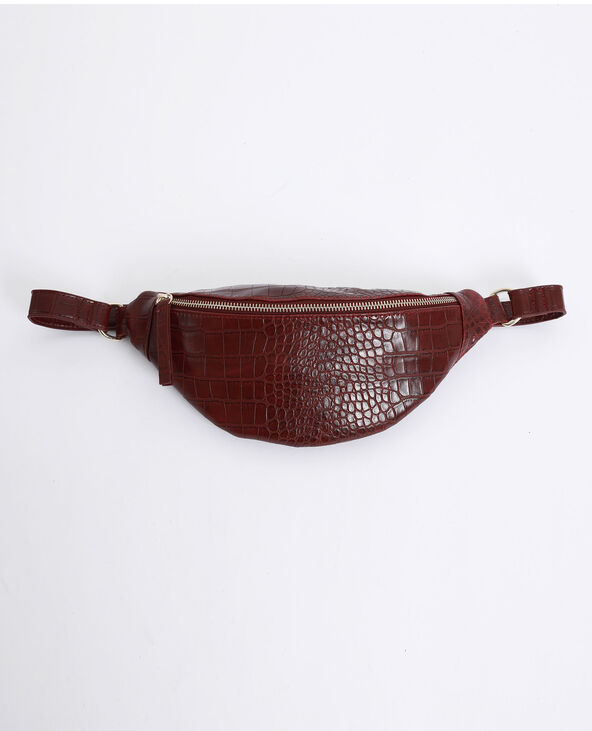 Sac banane effet croco top