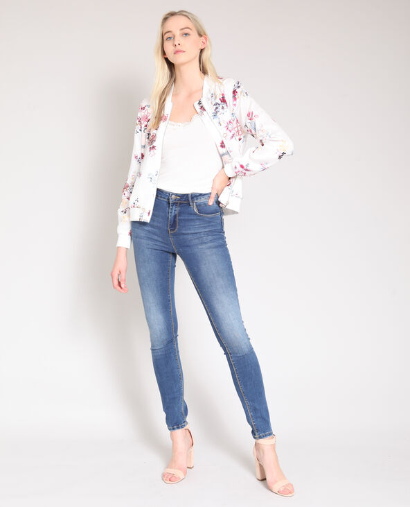 Bomber imprimé fleuri écru - Pimkie