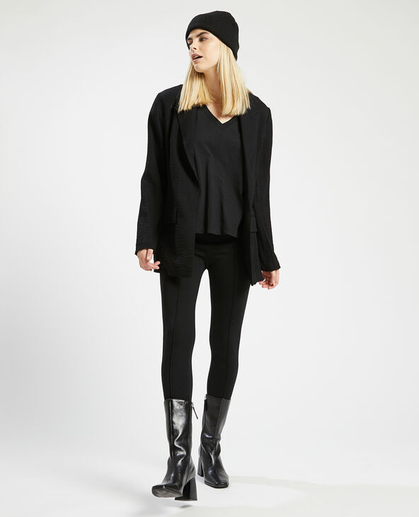 Legging fuseau taille haute noir - Pimkie