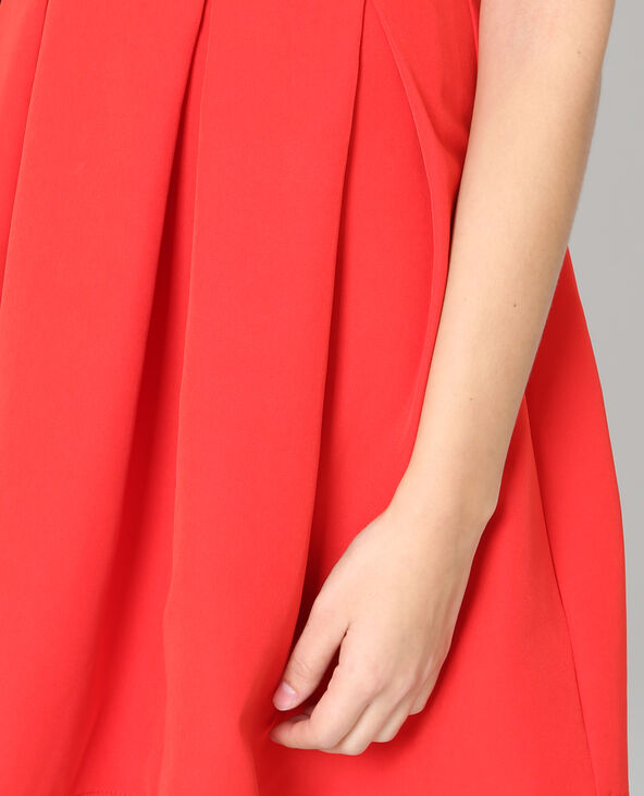 Robe patineuse rouge - Pimkie
