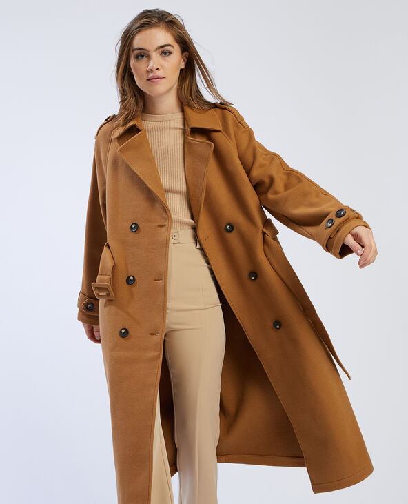 Manteau best sale camel oversize