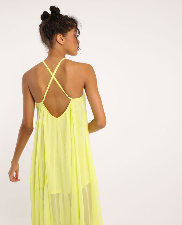 Robe longue et légère vert anis - Pimkie