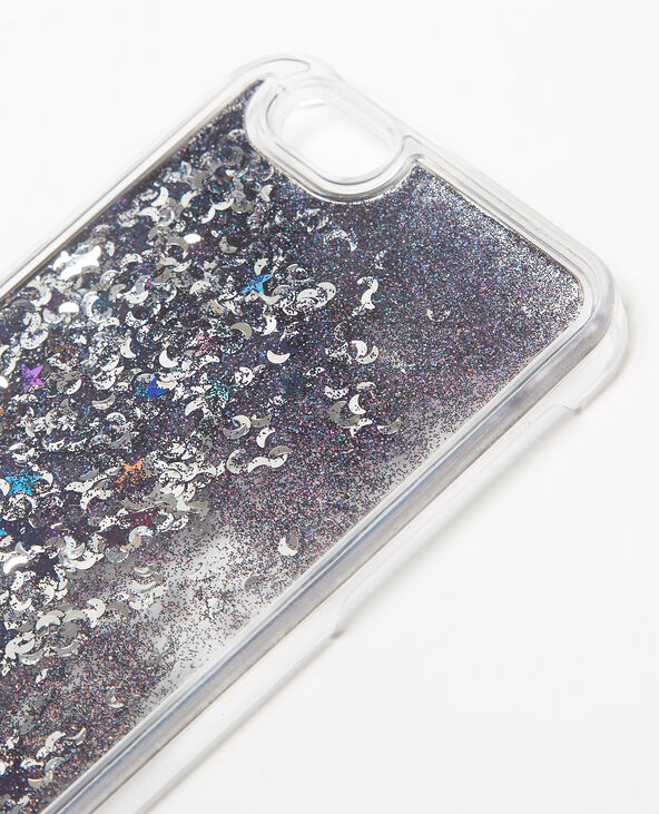 Coque à paillettes noir - Pimkie