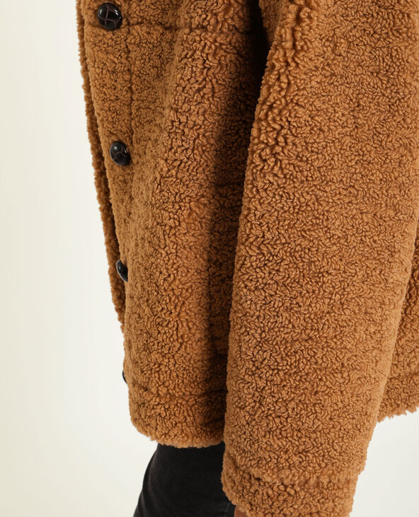 Veste en doudou vieux rose - Pimkie