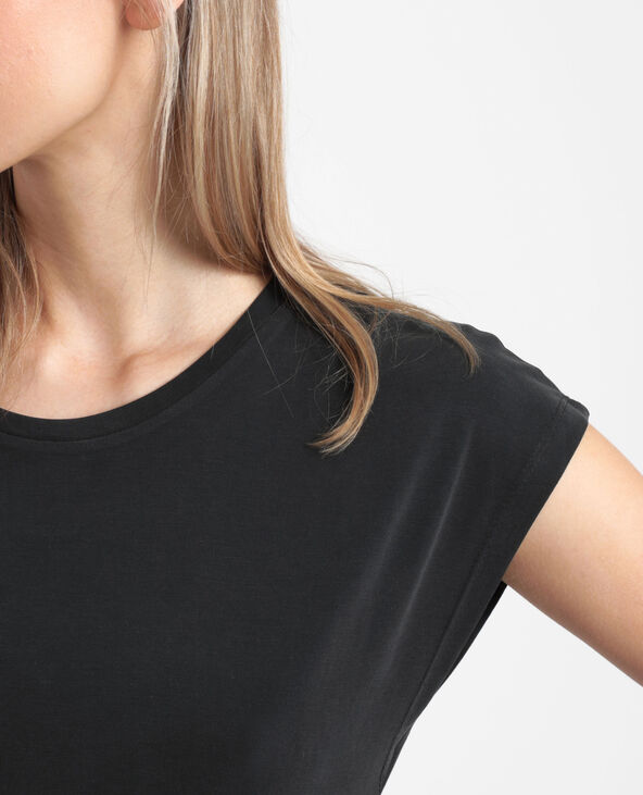 Robe midi smockée noir - Pimkie
