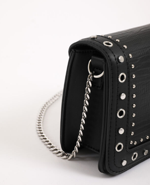Petit sac clouté noir - Pimkie
