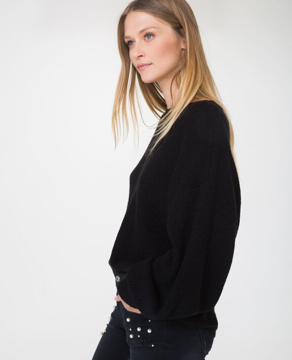 Pull oversized noir - Pimkie