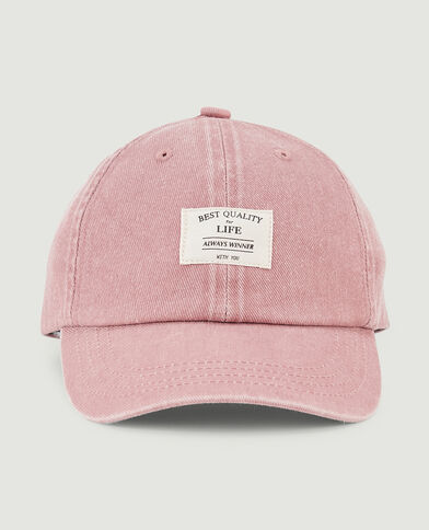 Casquette en toile rose - Pimkie