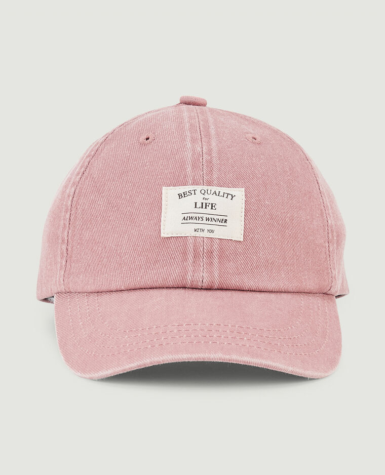 Casquette en toile rose - Pimkie