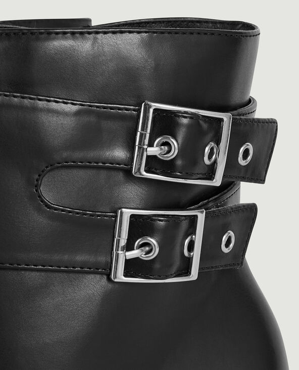 Boots talon bouts pointus noir - Pimkie