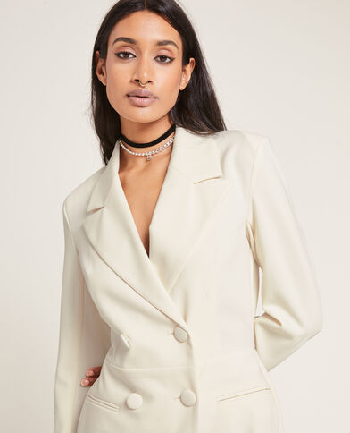 Combishort blazer écru - Pimkie