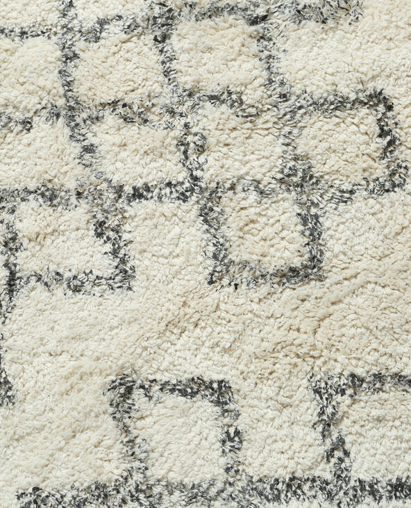Tapis rond berbère blanc - Pimkie