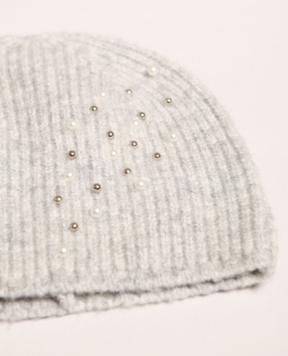 Bonnet à perles bleu clair - Pimkie