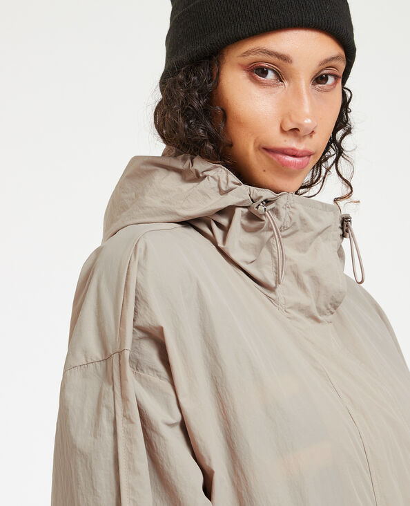 Parka anti-pluie avec capuche blanc - Pimkie