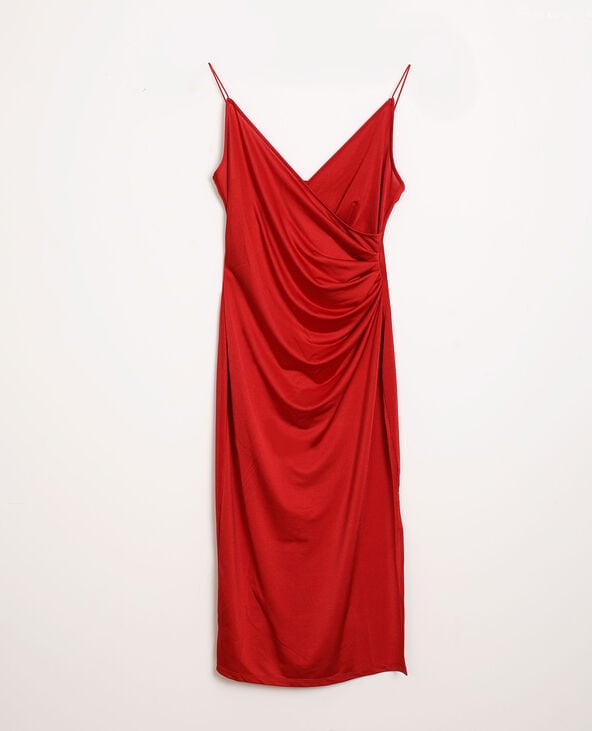 Robe à bretelles rouge - Pimkie