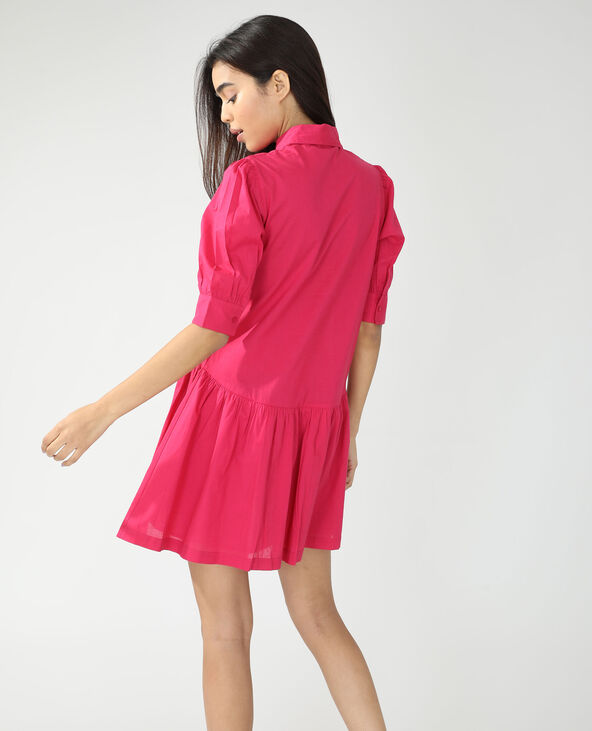 Robe chemise rose fuchsia - Pimkie