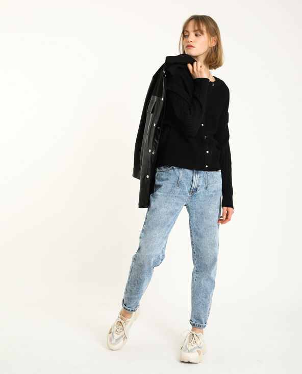 Gilet ample noir - Pimkie