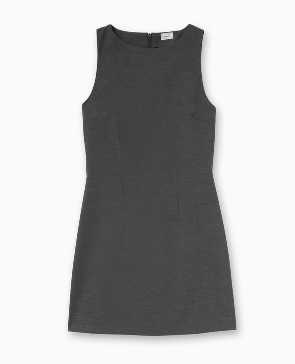 Robe courte sans manches gris foncé - Pimkie