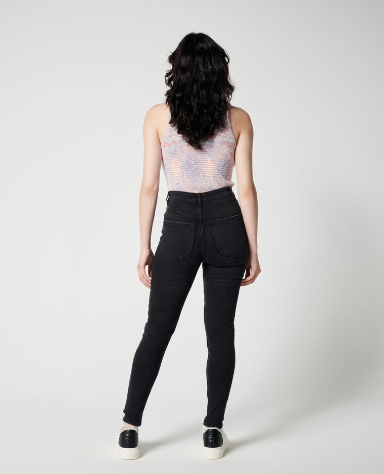 Jean skinny taille haute noir - Pimkie