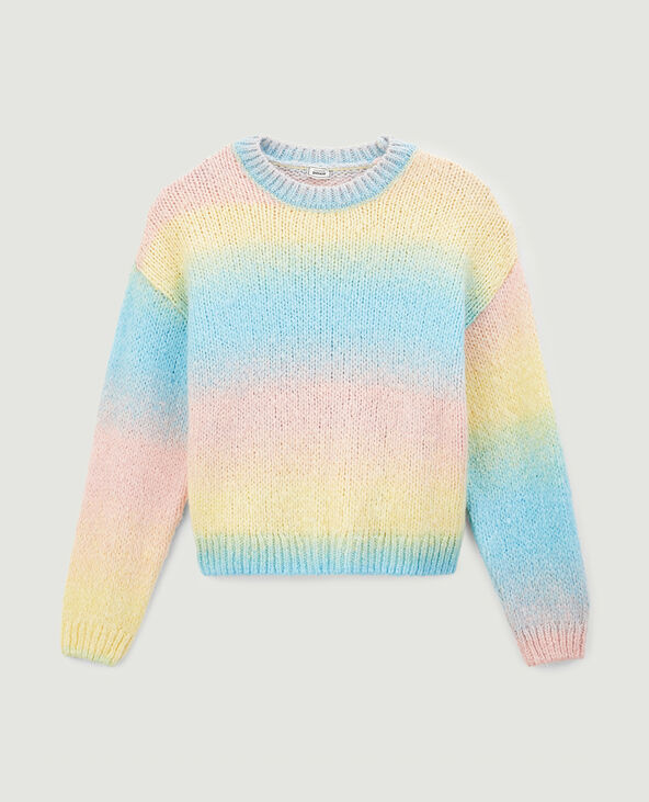 Pull arc en ciel pastel outlet