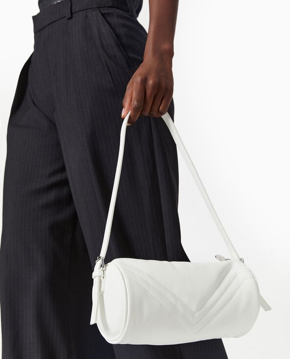 Sac bowling avec jeux de couture blanc - Pimkie