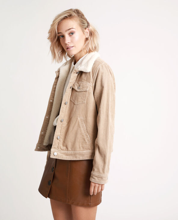 Veste en velours cotele