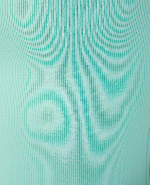 Top volanté bleu turquoise - Pimkie