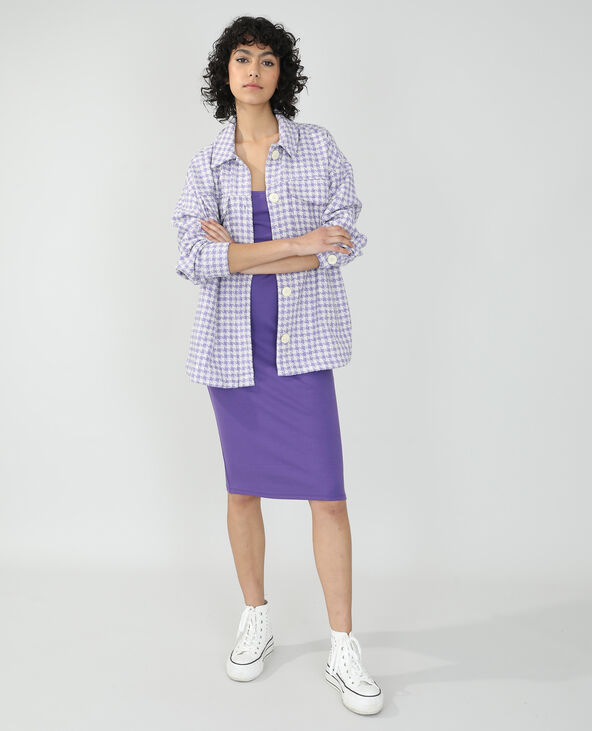 Robe longue moulante violet - Pimkie