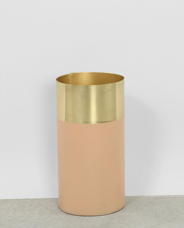 Grand vase mordoré vieux rose - Pimkie