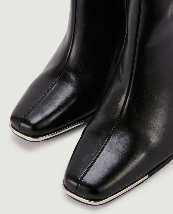 Boots à talon avec boucle noir - Pimkie