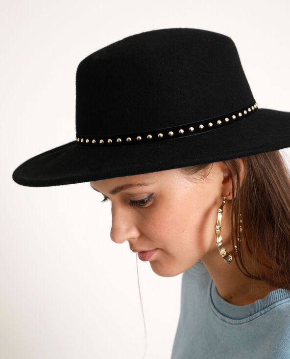 Chapeau en laine noir - Pimkie