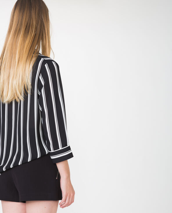 Chemise style pyjama noir - Pimkie