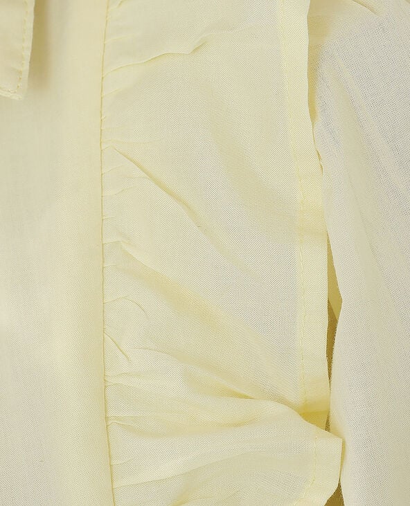 Robe trapèze jaune - Pimkie