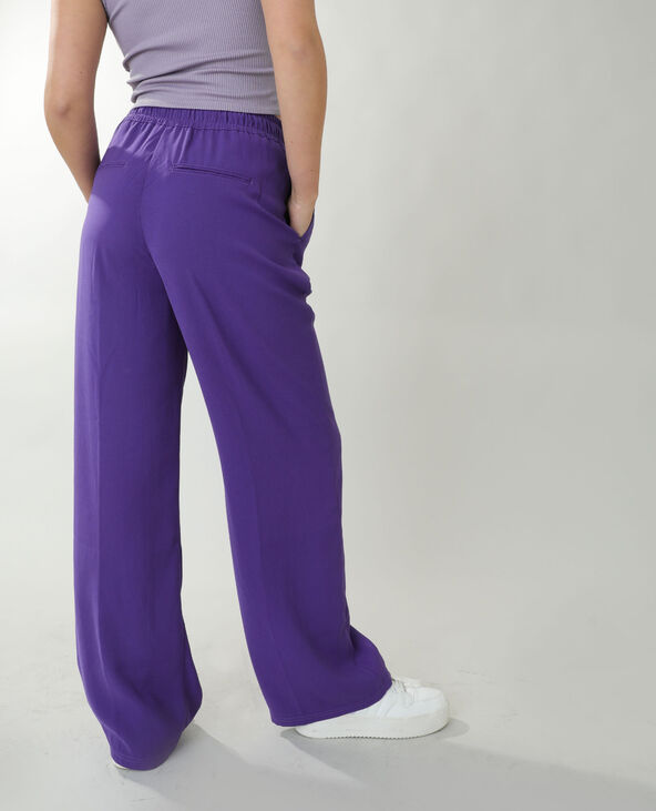 Pantalon large violet - Pimkie