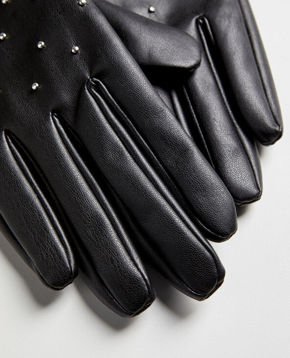 Gants cloutés noir - Pimkie
